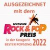 LEISE werden mit dem Deutschen Rock und Pop Preis 2022 in der Kategorie "Bester Popsong" ausgezeichnet