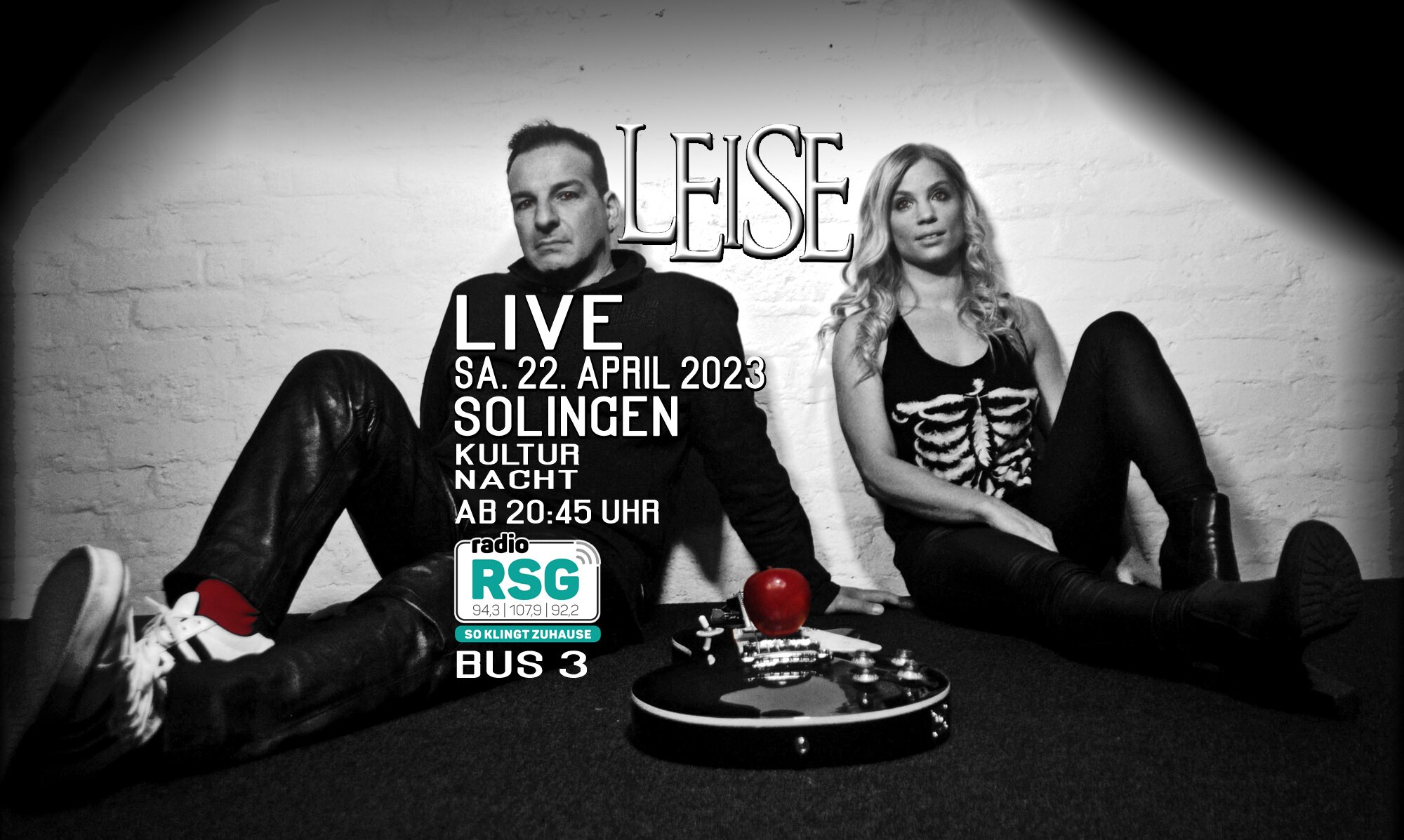 LEISE spielen live auf der Kultur Nacht 2023 in Solingen