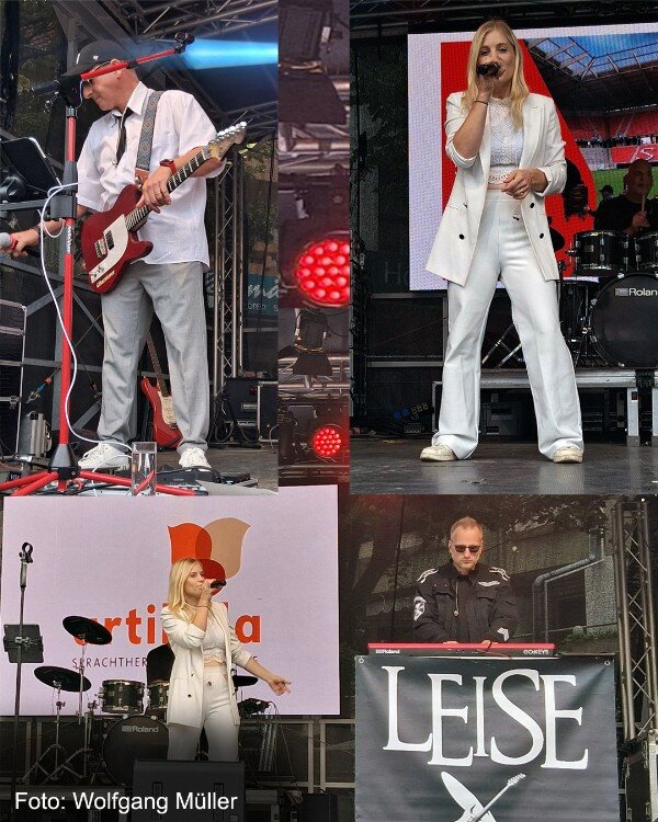 LEISE sind live auf dem Stadtfest in Leichlingen aufgetreten. 