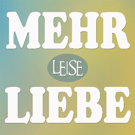 Die neue LEISE Single "Mehr Liebe ist" ist out!